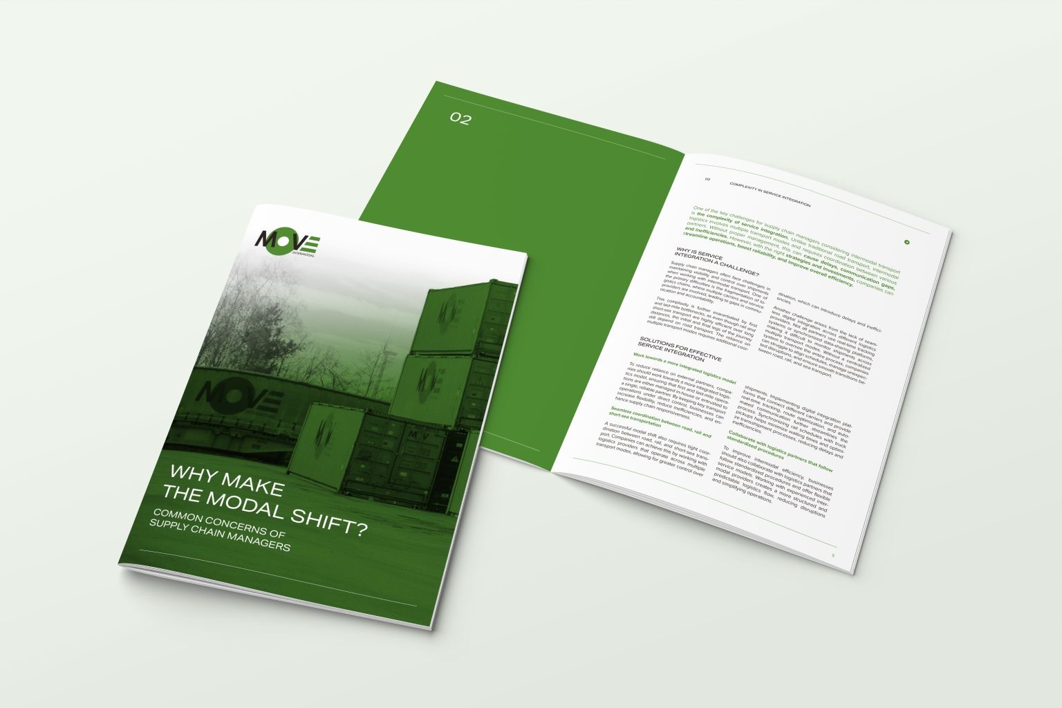 Opengeslagen rapport van Move Intermodal